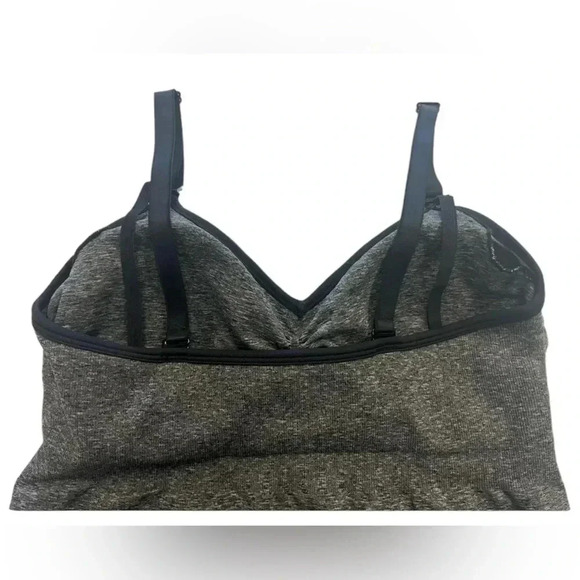 Bravado Basics Maternity  Nursing Slimming Long Black Grey Tank Top Size XL - Picture 9 of 10